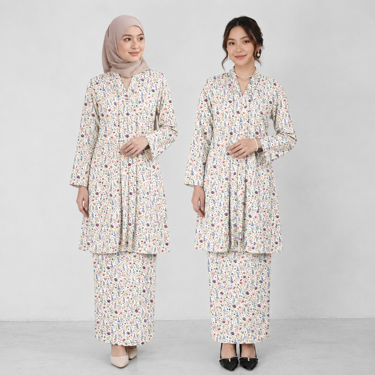 PREMIUM MODERN BOTANICAL PRINTED KEBAYA